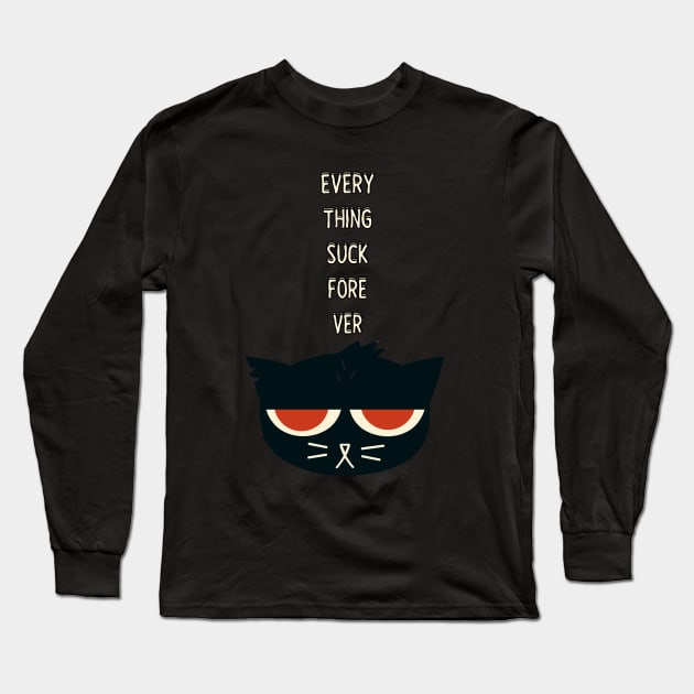 Mae eveything sucks forever Long Sleeve T-Shirt by MigiDesu